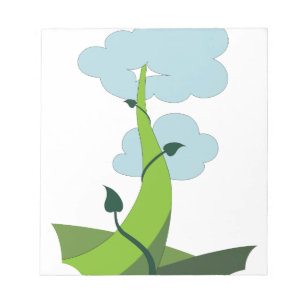 Jack und Beanstalk Notizblock