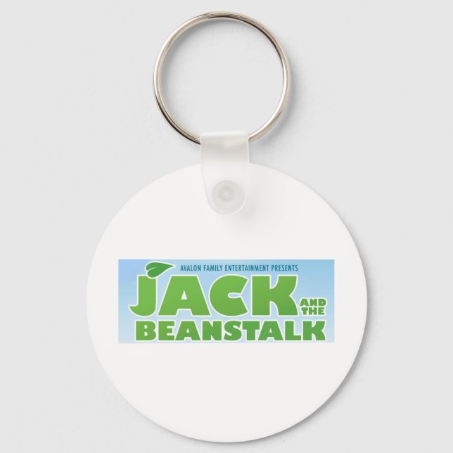 Jack und das Beanstalk-Logo Schlüsselanhänger (Vorderseite)