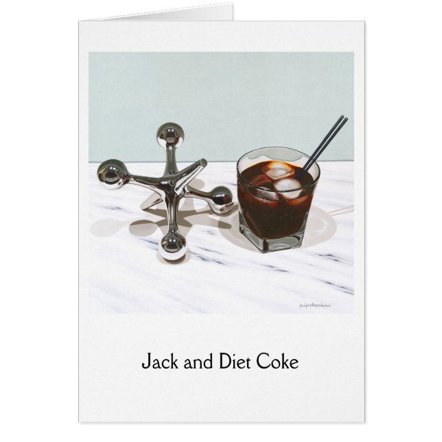 Jack- und Diätkoks, halbglänzende Note Card (Vorne)