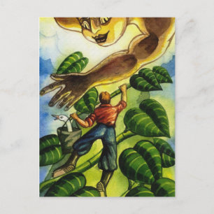 Jack und die Bohnenstange Postkarte