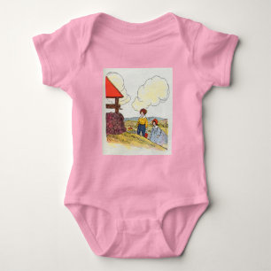 Jack und Jill gingen hinauf zum Kinderzimmer Rhyme Baby Strampler