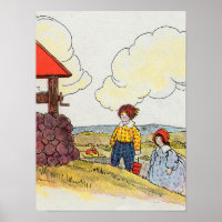Jack und Jill gingen hinauf zum Kinderzimmer Rhyme