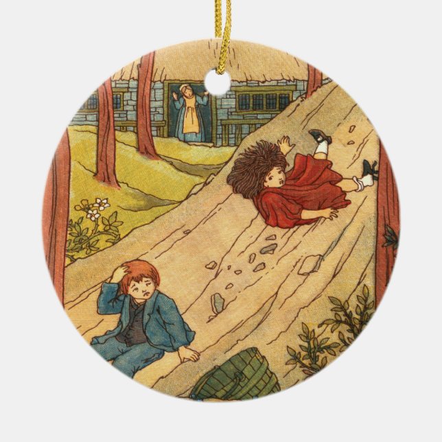 "Jack und Jill" Keramikornament (Vorne)