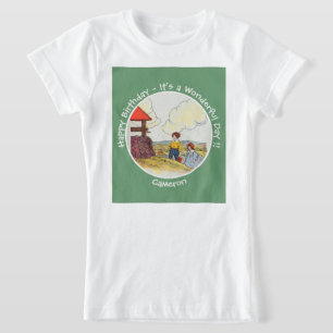 Jack und Jill Mother Goose Geburtstagsartikel T-Shirt