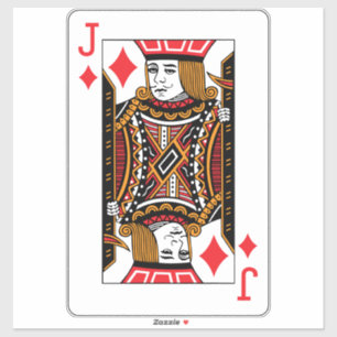 Jack von Diamanten Aufkleber