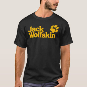 Jack Wolfskin Logo gelb Essenzieller T - Shirt