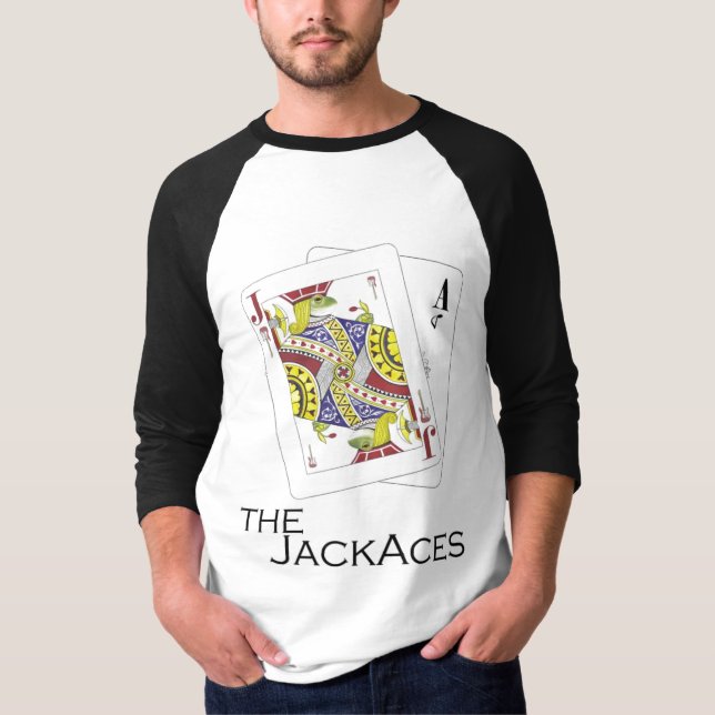 JackAces Baseball-Shirt T-Shirt (Vorderseite)