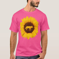 Jackal for Women Men Coyote Wolf Animal Sunflower