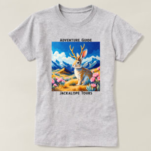 Jackalope-Abenteuer-Tour-Guide-Mythos-Legende T-Shirt
