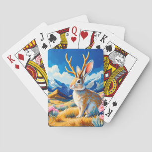 Jackalope-Abenteuer Wyoming Mythos Legende Spielkarten