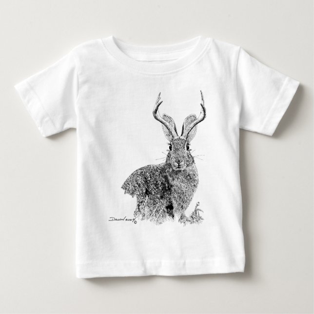 Jackalope Baby T-shirt (Vorderseite)