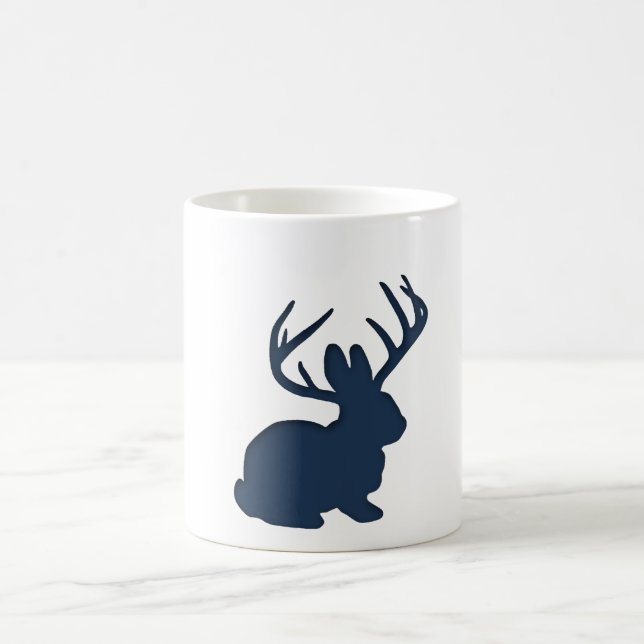 Jackalope Marine-Blau Tasse (Mittel)