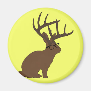 jackalope mit Glasmagneten Magnet