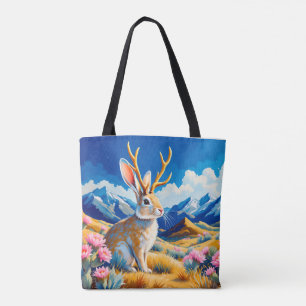 Jackalope-Mythos-Legende-Leinwandbuch