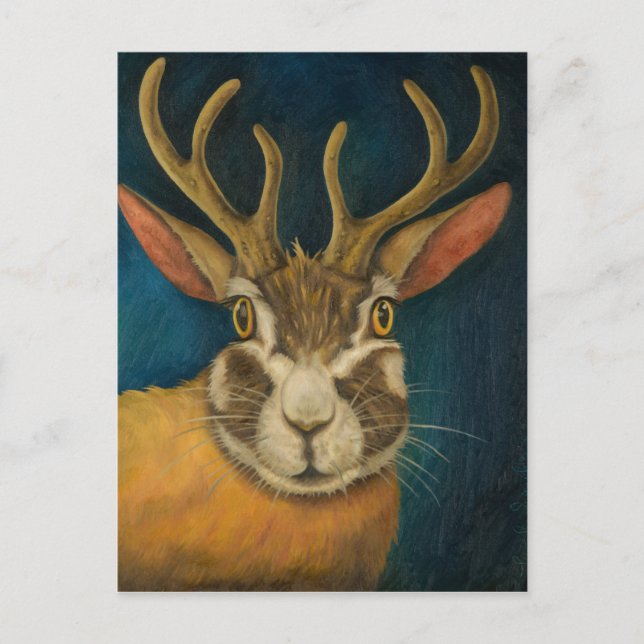 Jackalope Postkarte (Vorderseite)
