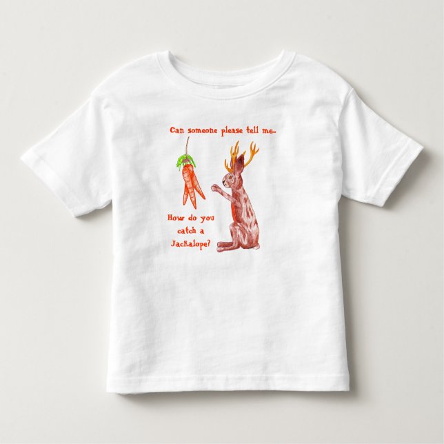 Jackalope-Shirt Kleinkind T-shirt (Vorderseite)