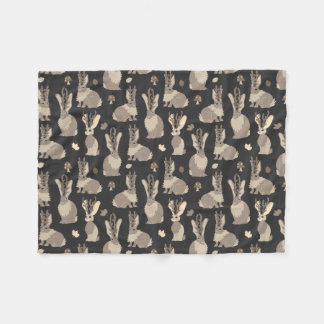 Jackalope Waldlustiges mythisches Fleecedecke