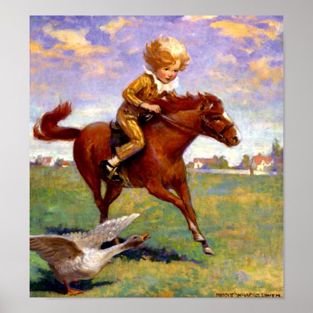 "Jackanapes" von Jessie Willcox Smith Poster (Vorne)