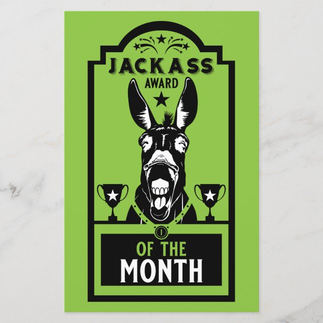 Jackass Award (Vorderseite)
