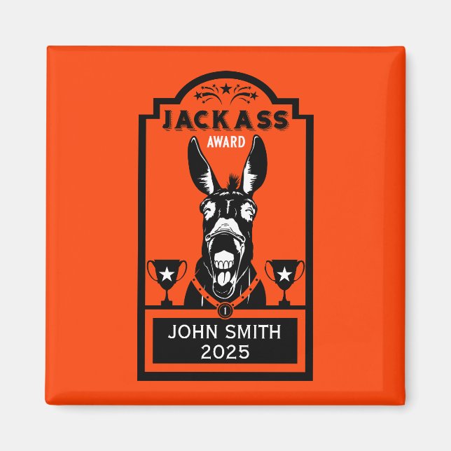 Jackass Award Magnet (Vorne)