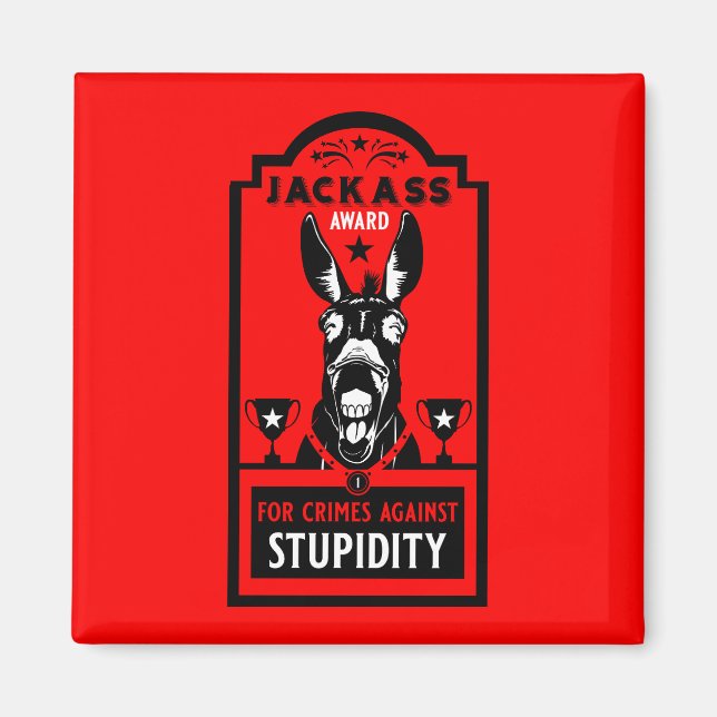 Jackass Award Magnet (Vorne)