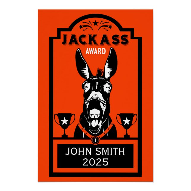 Jackass Award Poster (Vorderseite)