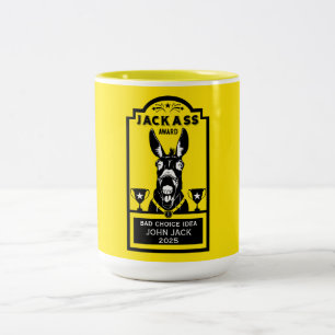 Jackass Award Zweifarbige Tasse