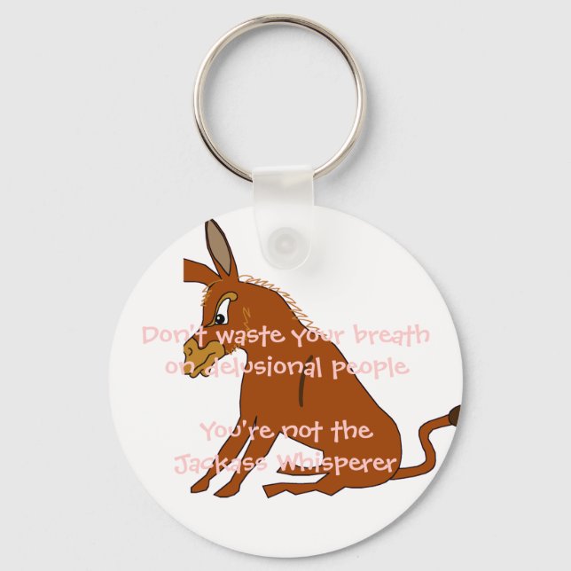 Jackass Whisperer Schlüsselanhänger (Vorderseite)