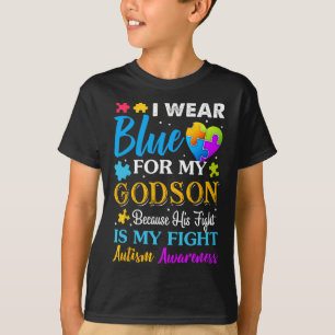 Jackchel Art Ich trage Blau für meinen Patenkind A T-Shirt