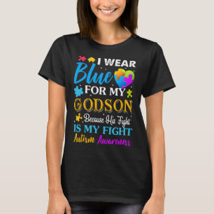 Jackchel Art ich trage Blue für meinen Godson Auti T-Shirt