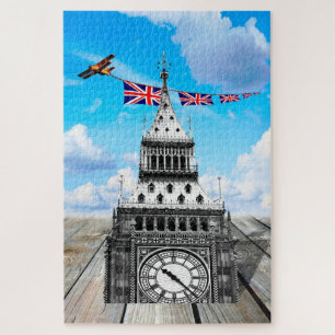 Jacke für die Gewerkschaft London, Big Ben & Airpl Puzzle