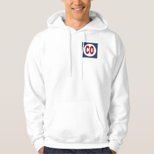 JACKE MIT GRÜNKAPUZE GAZON DESIGN COLORADO USA HOODIE