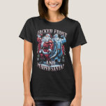 Jacked Frost Pumped Santa Claus Christmas Gym Work T-Shirt<br><div class="desc">Jacked Frost Pumped Santa Claus Christmas Gym Workout</div>