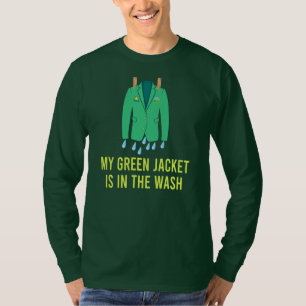 Jacket Green in Wash Funny Master Golf T-Shirt