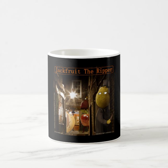 Jackfruit The Ripper Funny Rick London Kaffeetasse (Mittel)
