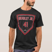 Jackie Bradley Jr Zuhause Plate Gameday Jackie Bra