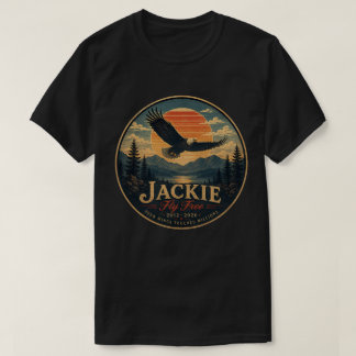 Jackie Fly Free 2012-2026 Weißkopfseeadler-Tribut T-Shirt