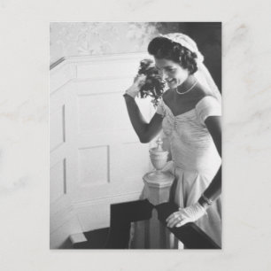 Jackie Kennedy, 1953 Postkarte
