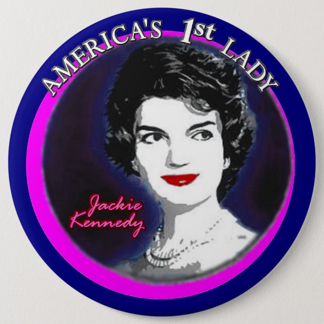 Jackie Kennedy: Amerikas First Lady Button (Vorderseite)