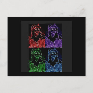 Jackie Kennedy Postkarte