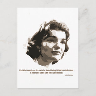 Jackie Kennedy Postkarte