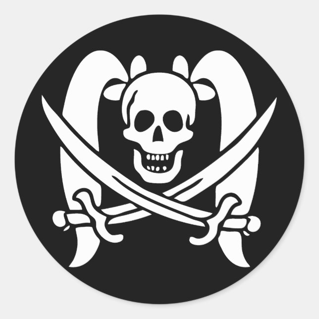 Jackie Rackham Runder Aufkleber (Vorderseite)