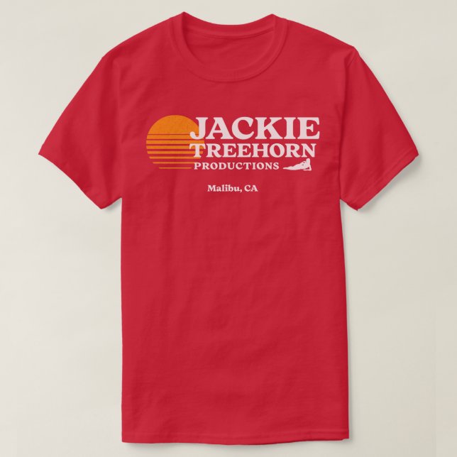 Jackie Treehorn Productions Malibu CA T-Shirt (Design vorne)