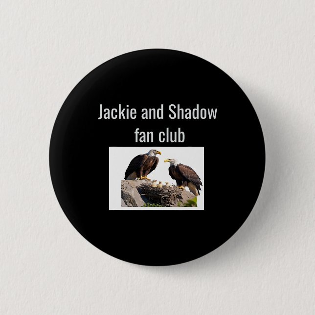 Jackie und Shadow Fanclub Adler _1  Button (Vorderseite)