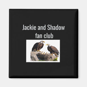 Jackie und Shadow Fanclub Eagles Magnet