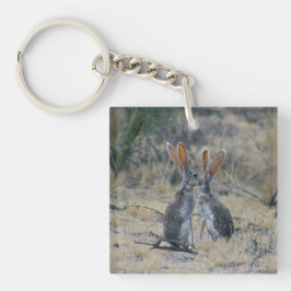 Jackkaninchen Akylic Schlüsselanhänger