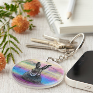 Jackkaninchen Schlüsselanhänger