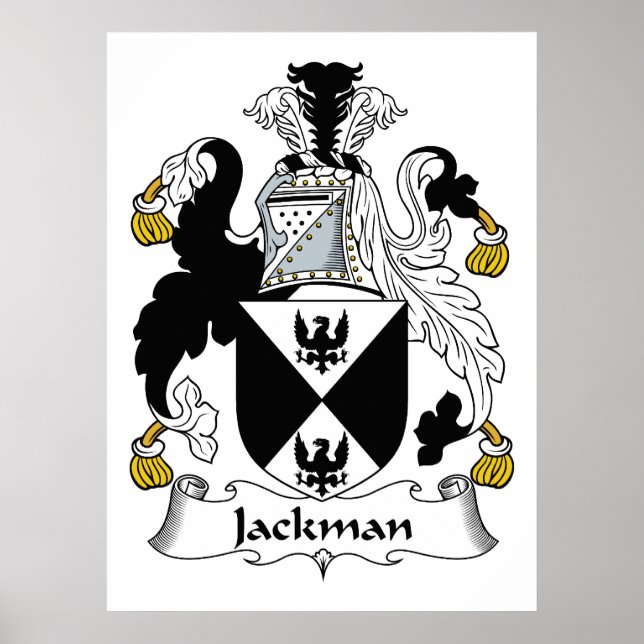 Jackman Familienwappen Poster (Vorne)