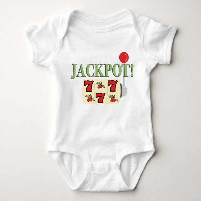 Jackpot Baby Strampler (Vorderseite)