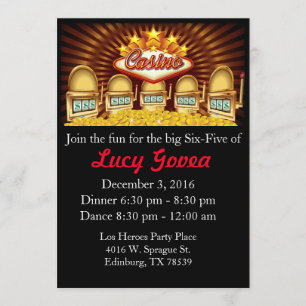 Jackpot-Geburtstagseinladung Einladung